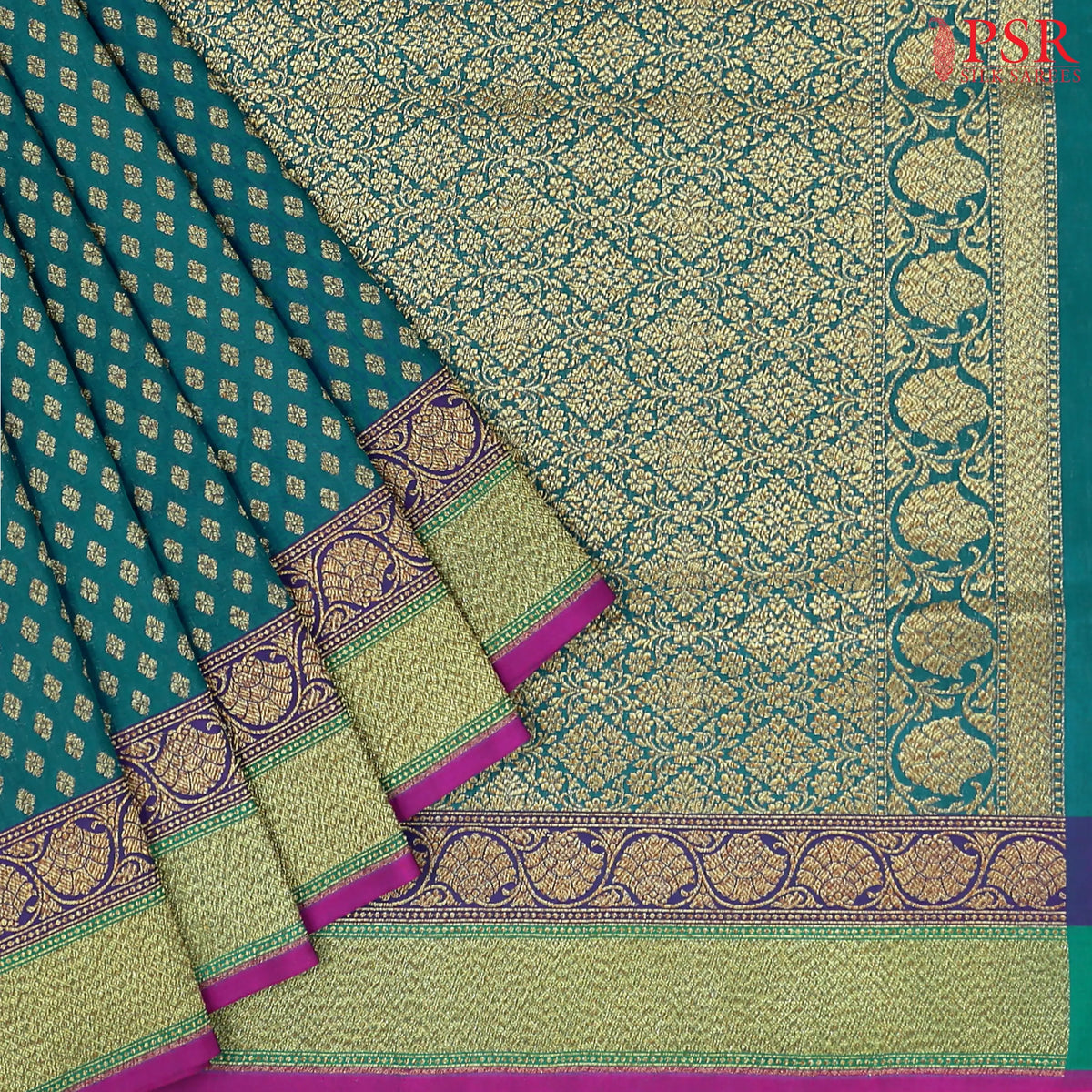 Pine Green Summer Silk Saree