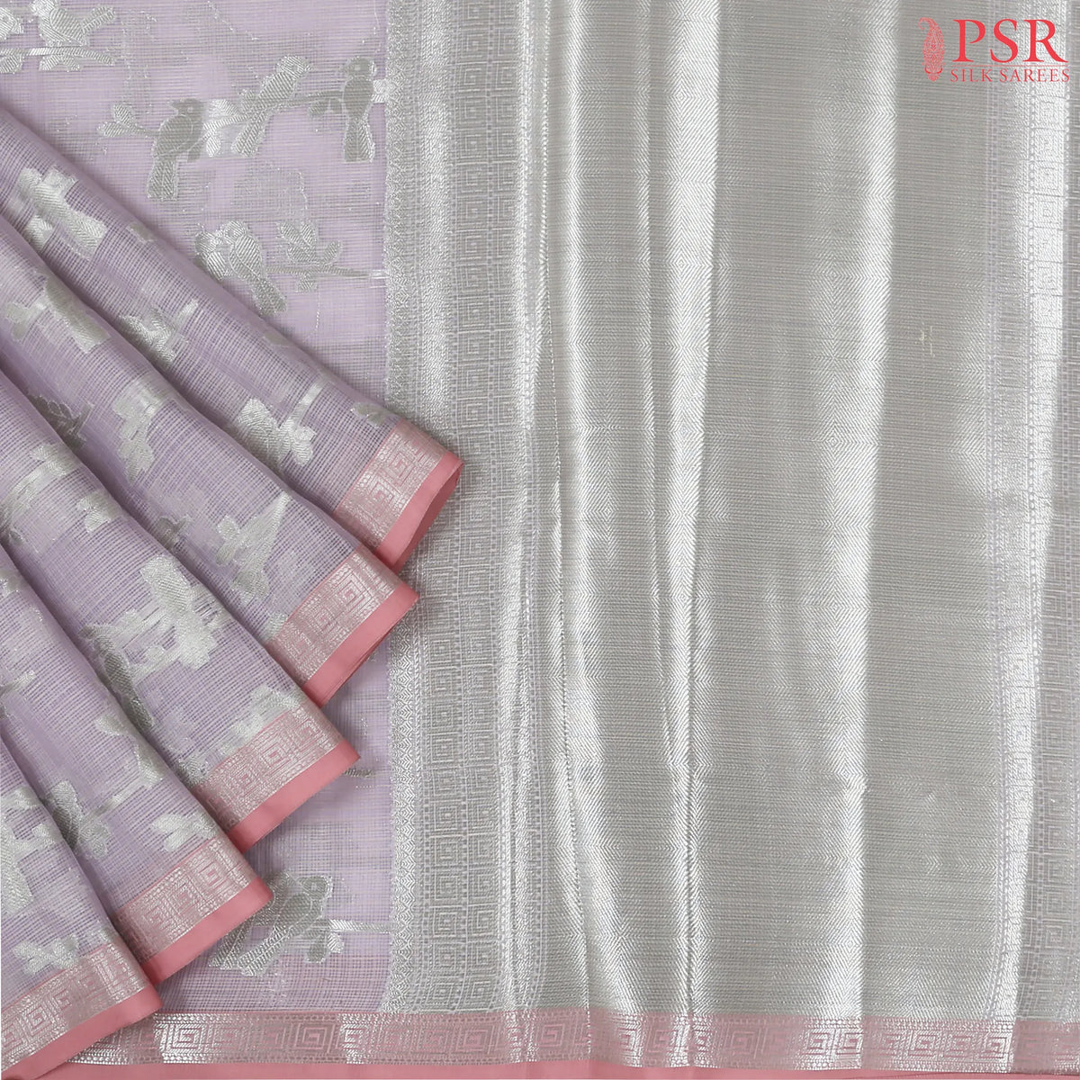 Lavender Kota Saree