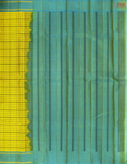 Corn Yellow Fancy Kanchipuram Silk Saree