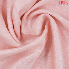 Pale Pink Semi Tussar Saree