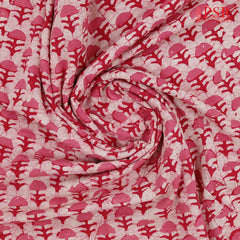 Pink Batik Print Running Material