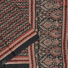 Maroon Cotton Dress Material