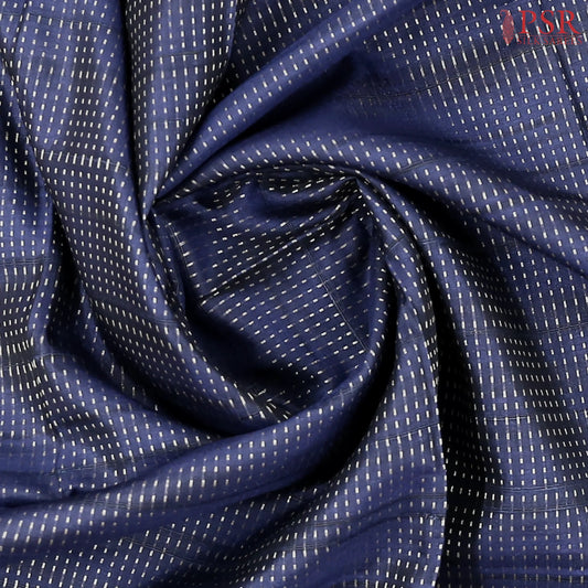 Berry Blue Semi Tussar Saree