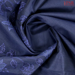 Midnight Blue Manipuri Super Net Saree
