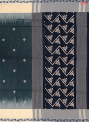 Bottle Green Byloom Cotton Saree