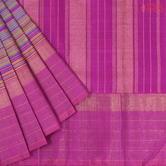 Multicolor Kanchipuram Silk Saree