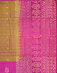 Dark Mustard Brown Soft Silk Saree