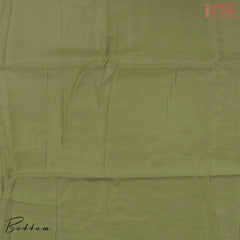 Asparagus Green Semi Georgette Dress Material