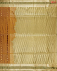Mustard Brown Soft Art Silk Saree