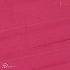 Cerise Pink Kalakshetra Kovai Cotton Saree