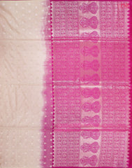 Beige Soft Art Silk Saree