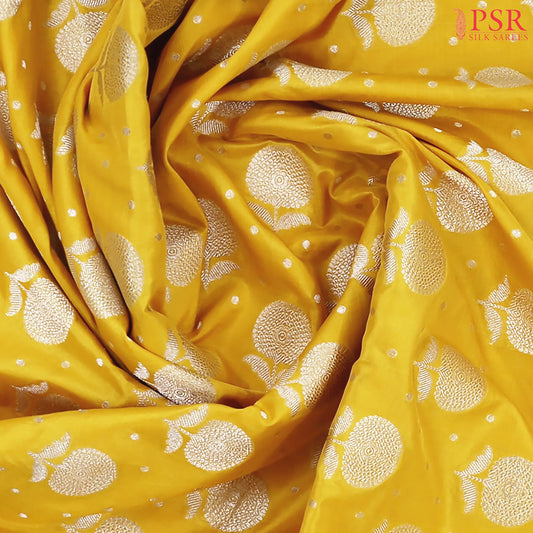 Yellow Banaras Silk Saree
