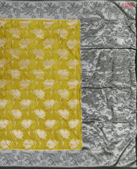 Olive Yellow Georgette Saree