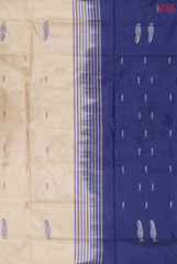 Biscotti Beige Vazhainaar Silk Saree