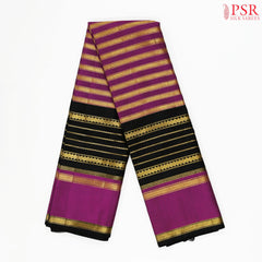 Tyrian Purple Kanchipuram Silk Saree