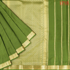 Sap Green Fancy Kanchipuram Silk Saree