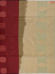 Maroon Silk Cotton Saree