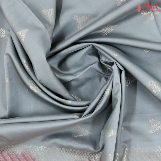 Cement Grey Soft Art Silk Saree