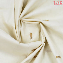 Cream Beige Kerala Cotton Saree