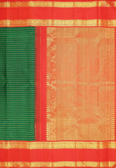 Emerald Green Kanchipuram Silk Saree