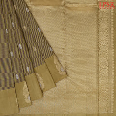 Khaki Soft Silk Saree