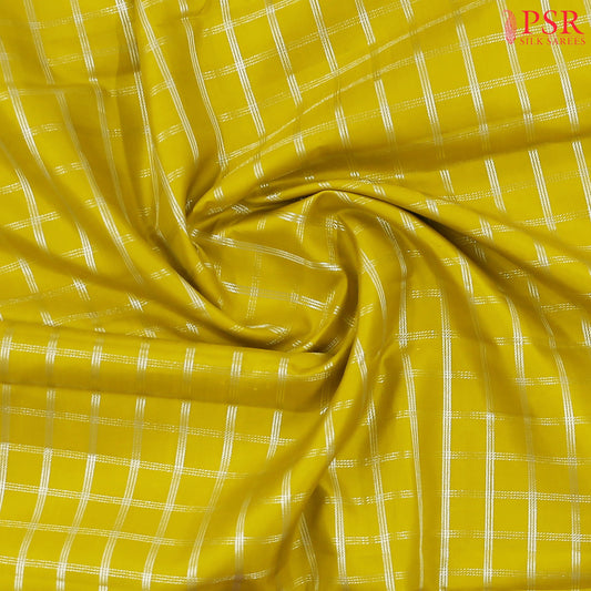 Titanium Yellow Kanchipuram Silk Saree