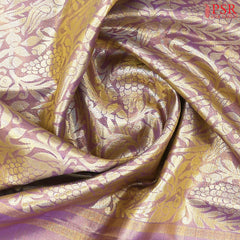 Soft Lavender Kanchipuram Jacquard Tissue Silk Saree
