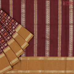 Maroon Kalakshetra Kovai Cotton Saree