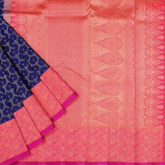 Dark Blue Fancy Kanchipuram Silk Saree