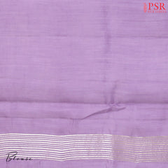 Lavender Chiniya Silk Saree
