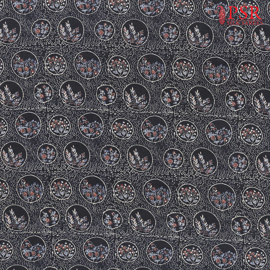 Black Semi Tassar Running Material