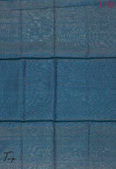 Dark Prussian Blue Silk Cotton Dress Material
