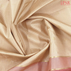 Sepia Beige Fancy Kanchipuram Silk Saree