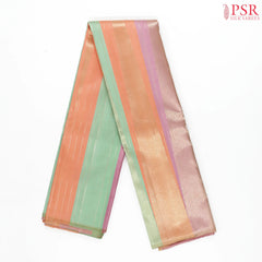 Tricolor Kanchipuram Silk Saree