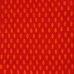 Burgundy Cotton Print Running Material