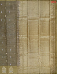 Khaki Soft Silk Saree
