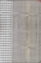 Beige Kanchipuram Silk Saree
