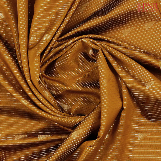 Mustard Brown Soft Art Silk Saree