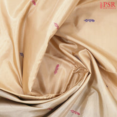 Biscotti Beige Vazhainaar Silk Saree