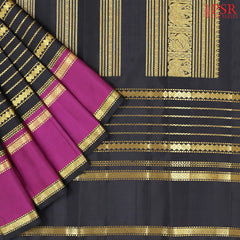 Tyrian Purple Kanchipuram Silk Saree