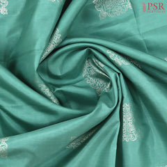 Dark Mint Soft Silk Saree