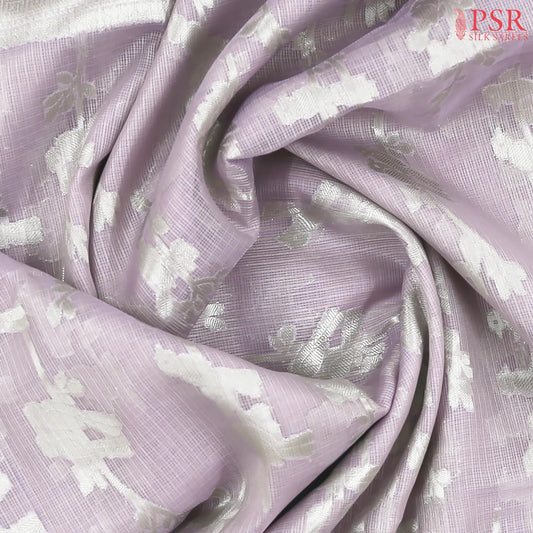 Lavender Kota Saree