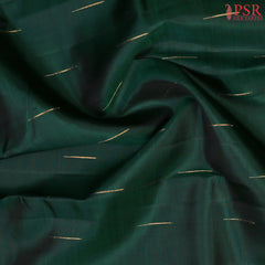 Dark Green Kanchipuram Silk Saree