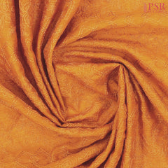 Marmalade Orange Bamboo Silk Sarees