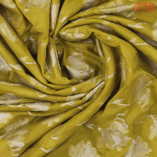 Olive Yellow Georgette Saree