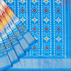 Multicolor Pochampally Silk Saree