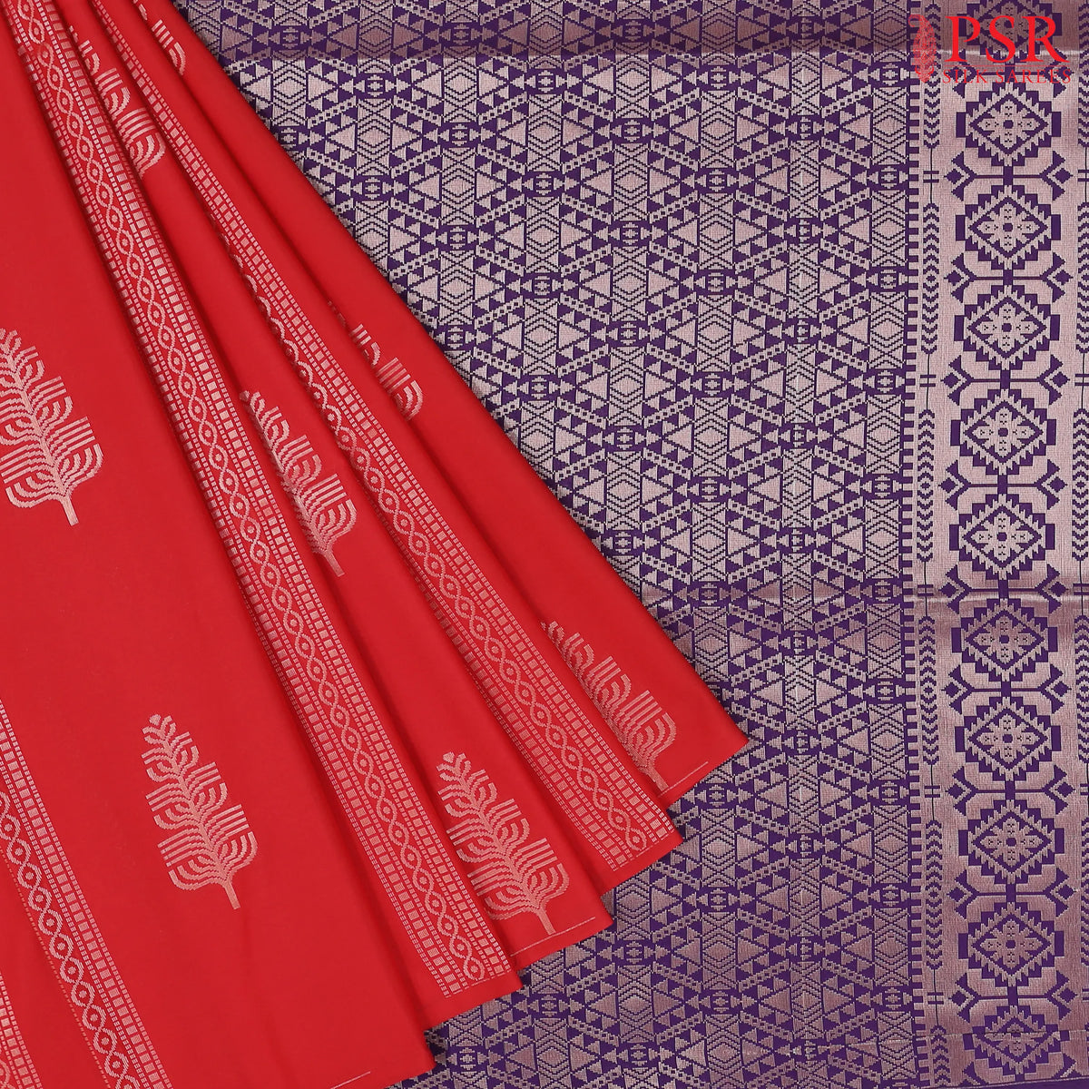 Red Soft Art Silk Saree
