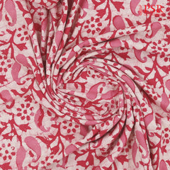 Pink Batik Print Running Material