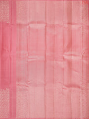 Flamingo Pink Kanchipuram Silk Saree