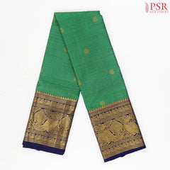 Jade Green Kanchipuram Silk Saree
